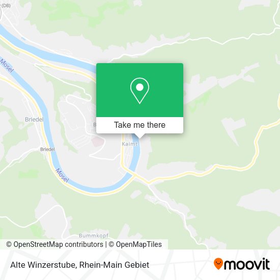 Карта Alte Winzerstube