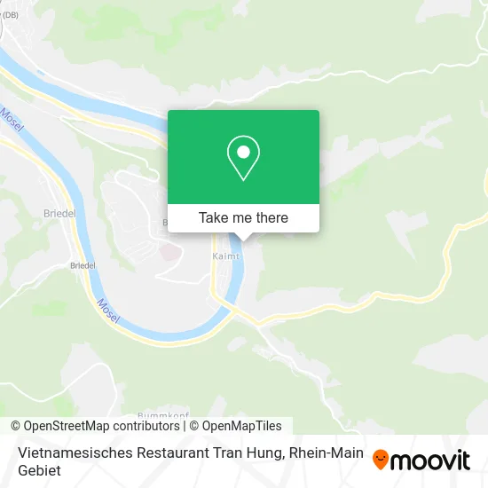 Карта Vietnamesisches Restaurant Tran Hung