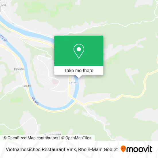 Карта Vietnamesiches Restaurant Vink