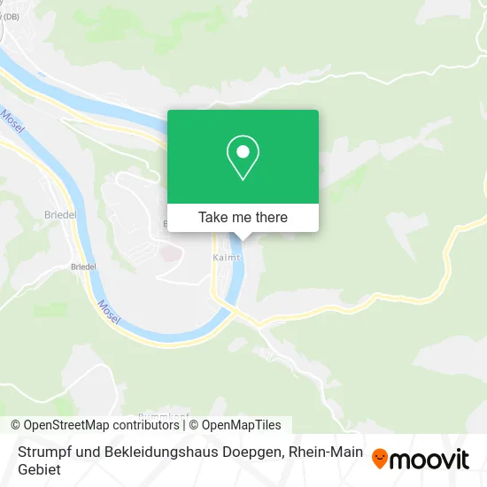 Карта Strumpf und Bekleidungshaus Doepgen