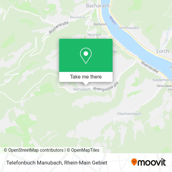 Карта Telefonbuch Manubach