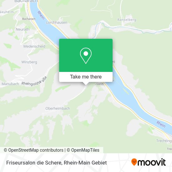 Карта Friseursalon die Schere