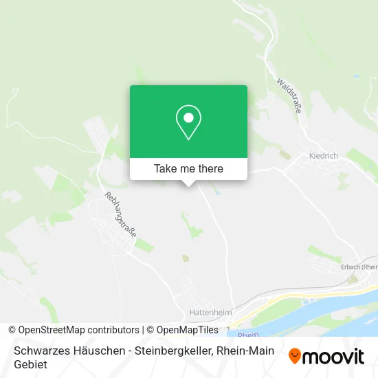 Карта Schwarzes Häuschen - Steinbergkeller
