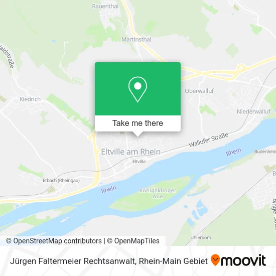 Карта Jürgen Faltermeier Rechtsanwalt