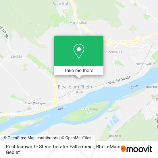 Карта Rechtsanwalt - Steuerberater Faltermeier