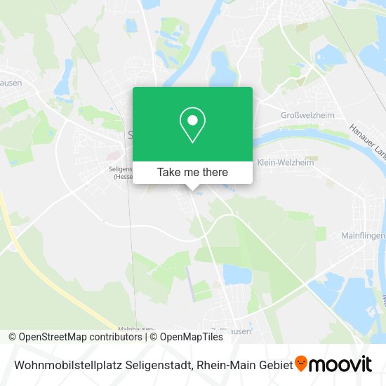 Карта Wohnmobilstellplatz Seligenstadt