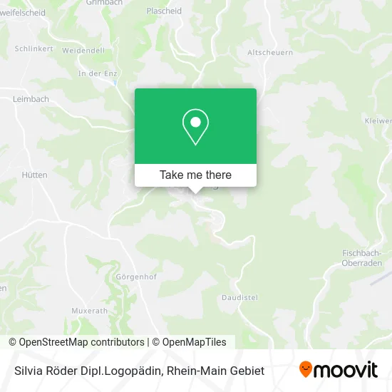 Карта Silvia Röder Dipl.Logopädin