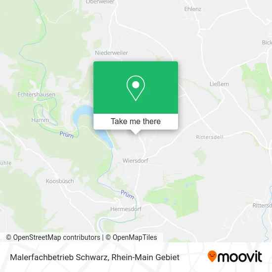 Карта Malerfachbetrieb Schwarz