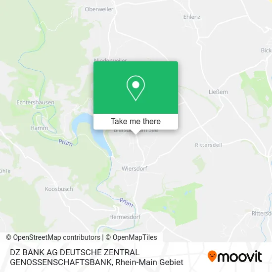 Карта DZ BANK AG DEUTSCHE ZENTRAL GENOSSENSCHAFTSBANK