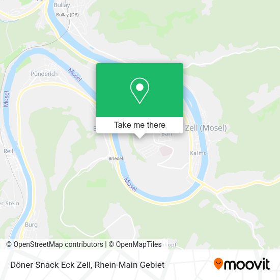 Карта Döner Snack Eck Zell