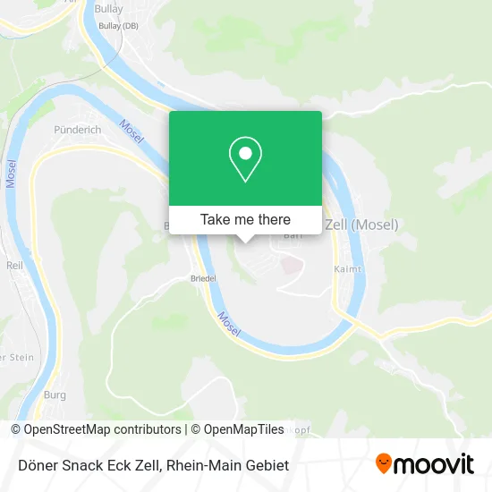 Карта Döner Snack Eck Zell
