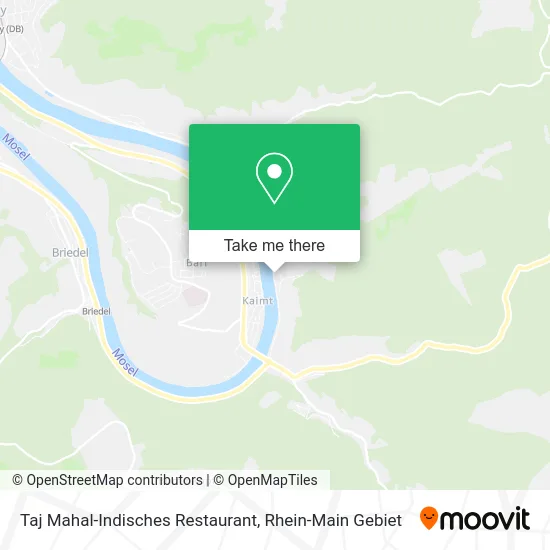 Карта Taj Mahal-Indisches Restaurant