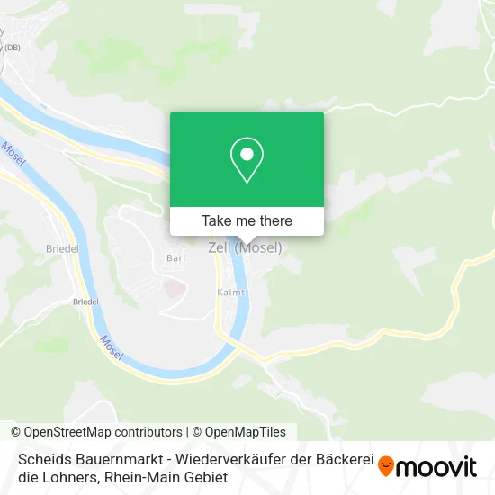 Карта Scheids Bauernmarkt - Wiederverkäufer der Bäckerei die Lohners
