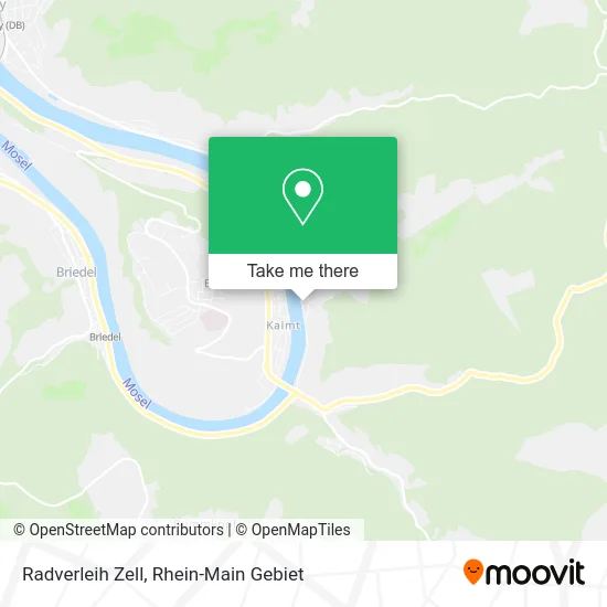 Карта Radverleih Zell