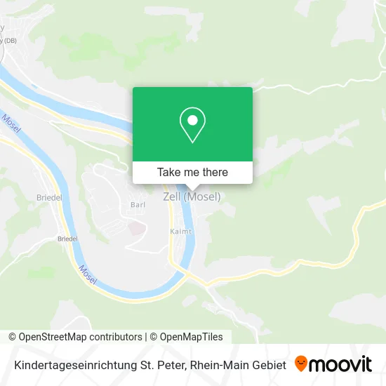Карта Kindertageseinrichtung St. Peter