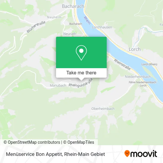 Карта Menüservice Bon Appetit