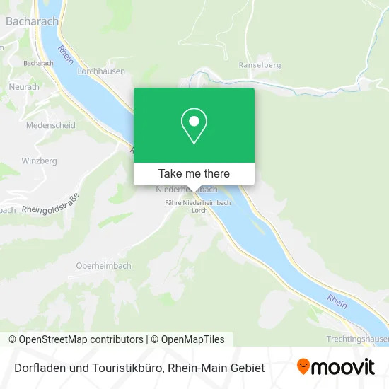 Карта Dorfladen und Touristikbüro