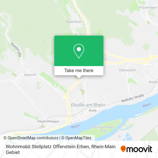 Карта Wohnmobil Stellplatz Offenstein Erben