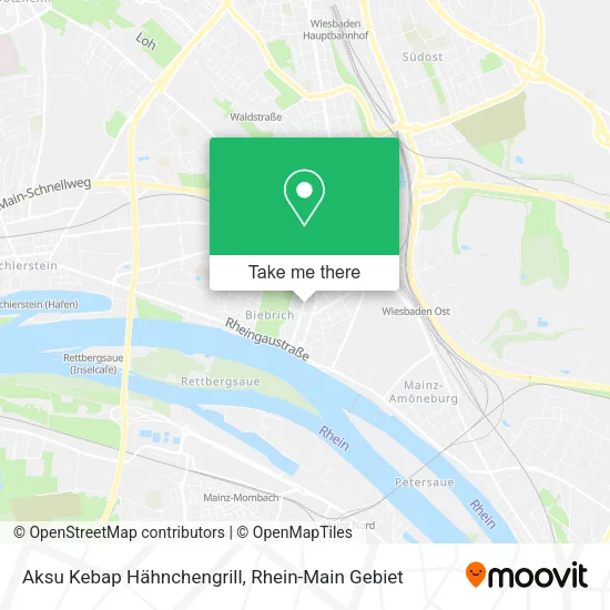 Карта Aksu Kebap Hähnchengrill