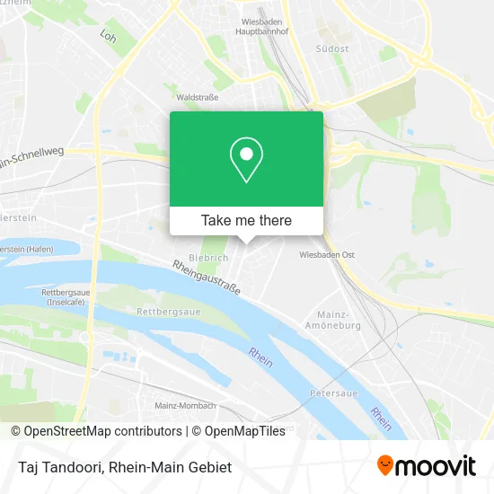 Карта Taj Tandoori