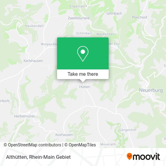Карта Althütten