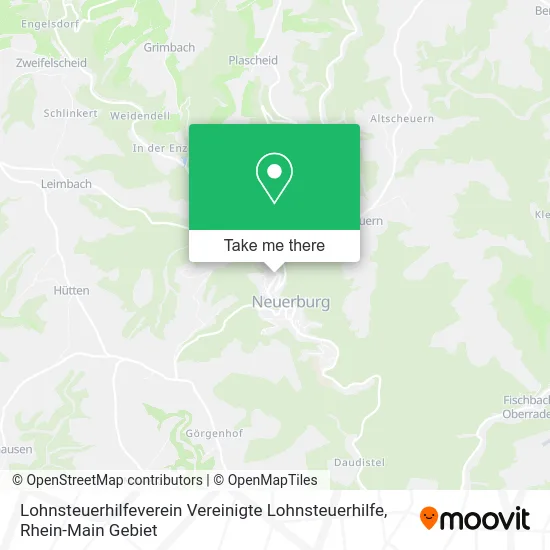 Карта Lohnsteuerhilfeverein Vereinigte Lohnsteuerhilfe