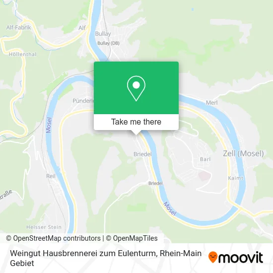 Карта Weingut Hausbrennerei zum Eulenturm