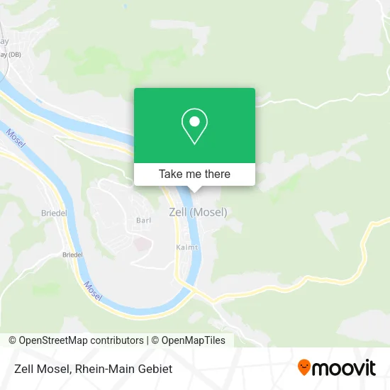 Карта Zell Mosel