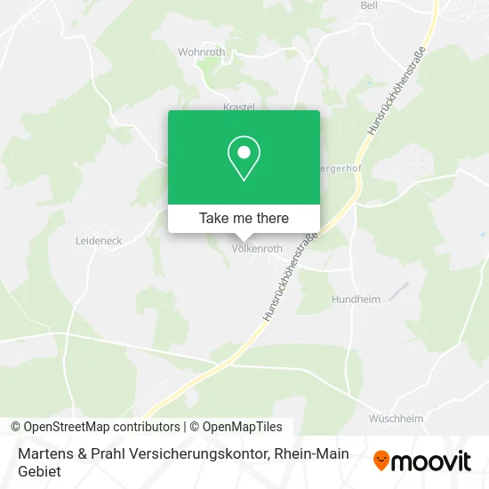 Карта Martens & Prahl Versicherungskontor