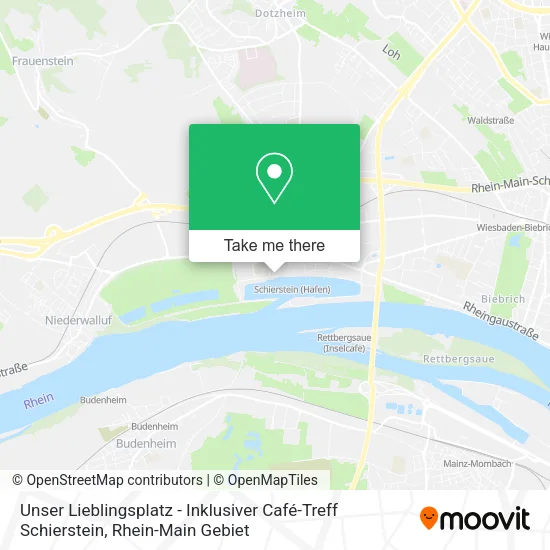 Карта Unser Lieblingsplatz - Inklusiver Café-Treff Schierstein