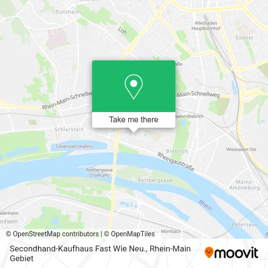 Карта Secondhand-Kaufhaus Fast Wie Neu.