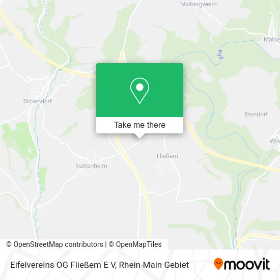 Карта Eifelvereins OG Fließem E V