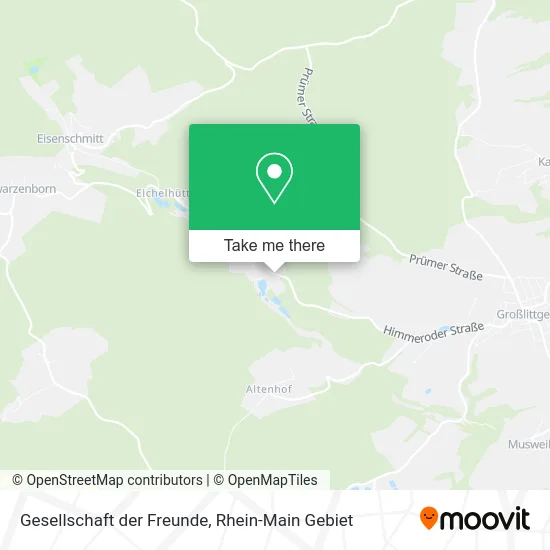 Карта Gesellschaft der Freunde