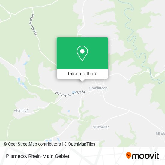 Карта Plameco
