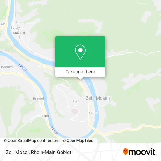 Карта Zell Mosel