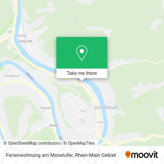 Карта Ferienwohnung am Moselufer