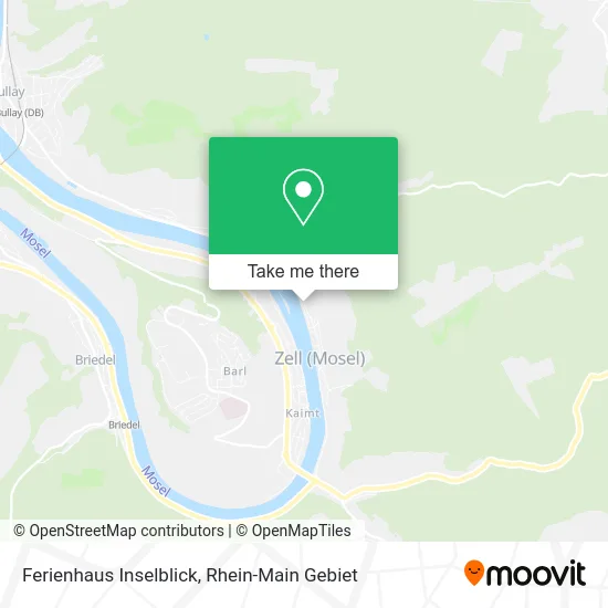 Ferienhaus Inselblick map