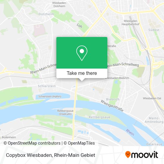 Карта Copybox Wiesbaden