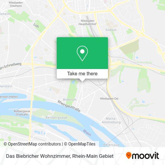 Карта Das Biebricher Wohnzimmer