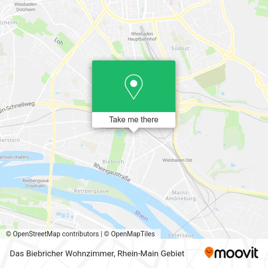 Карта Das Biebricher Wohnzimmer