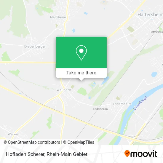 Карта Hofladen Scherer