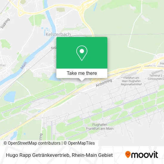 Карта Hugo Rapp Getränkevertrieb