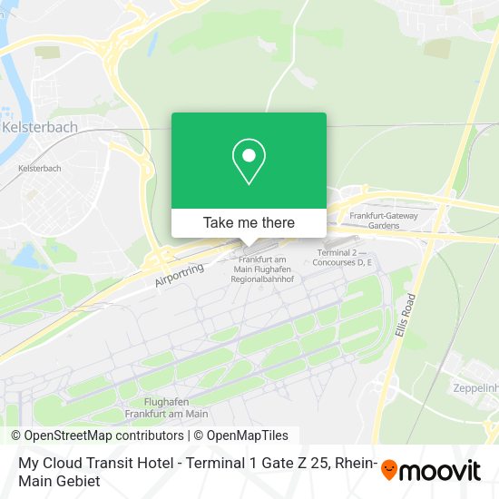 My Cloud Transit Hotel - Terminal 1 Gate Z 25 map