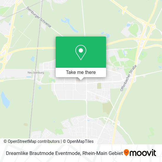 Карта Dreamlike Brautmode Eventmode