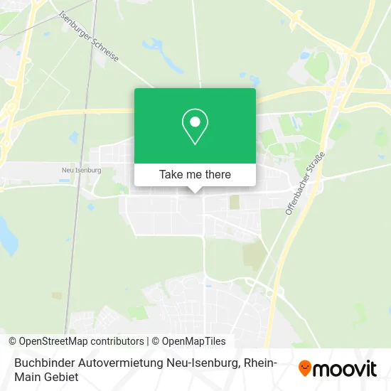 Карта Buchbinder Autovermietung Neu-Isenburg