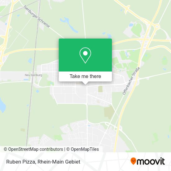 Карта Ruben Pizza