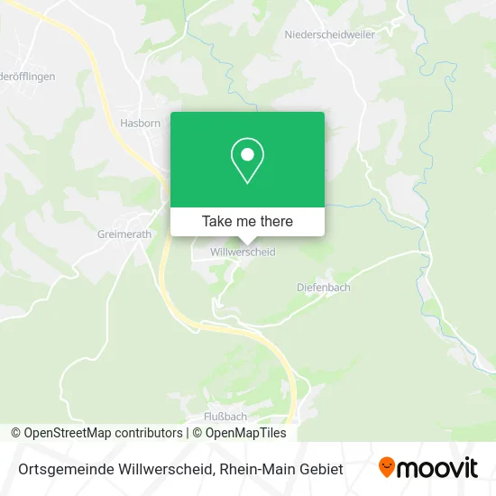 Карта Ortsgemeinde Willwerscheid
