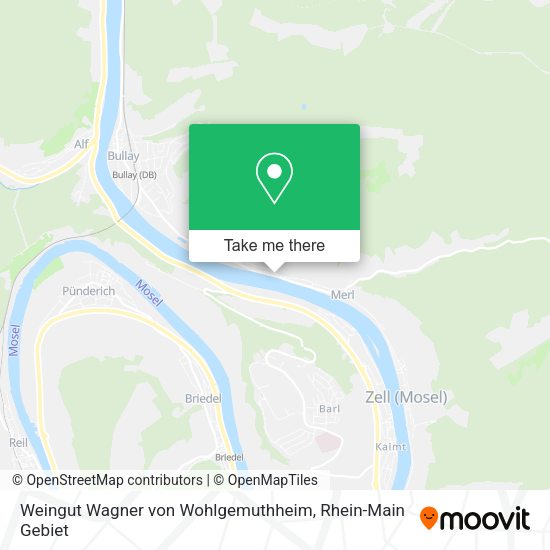 Карта Weingut Wagner von Wohlgemuthheim