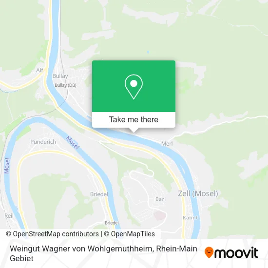 Карта Weingut Wagner von Wohlgemuthheim