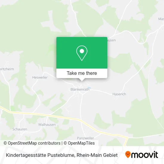 Карта Kindertagesstätte Pusteblume